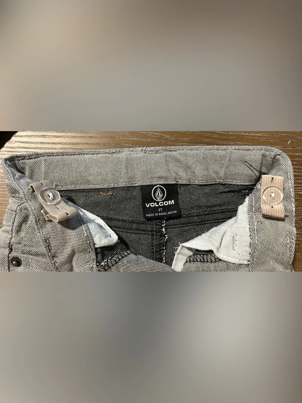 Volcom Boys 2T Plaid Flannel Shirt and Jeans - Picture 4 of 4